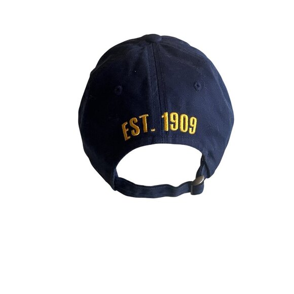 Indianapolis Motor Speedway Navy Blue Adjustable Hat With Embroidered Logo & Est - Picture 3 of 6